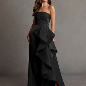 Manon Black Handkerchief Gown
Azazie Atelier